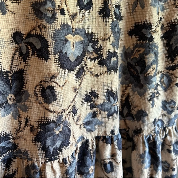 Willowbend Cream Dress with Navy Floral Print - Picture 9 of 9